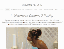 Tablet Screenshot of dreams2realitymo.weebly.com