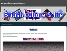 Tablet Screenshot of englishculturefilesmsdv.weebly.com