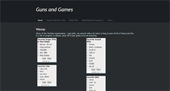 Desktop Screenshot of gunsgames.weebly.com