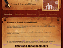 Tablet Screenshot of draconicarcaniahangout.weebly.com
