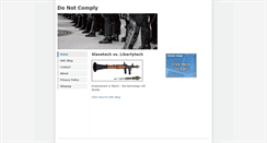 Desktop Screenshot of donotcomply.weebly.com