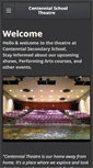 Mobile Screenshot of centennialschooltheatre.weebly.com