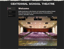 Tablet Screenshot of centennialschooltheatre.weebly.com