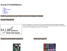 Tablet Screenshot of mirenterprises.weebly.com