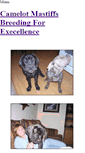 Mobile Screenshot of camelot-mastiffs.weebly.com