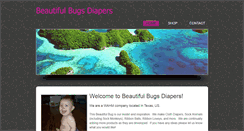 Desktop Screenshot of beautifulbugsdiapers.weebly.com