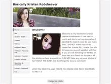 Tablet Screenshot of basicallykristen.weebly.com