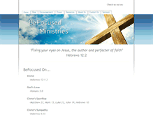 Tablet Screenshot of befocusedministries.weebly.com