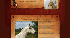 Desktop Screenshot of hannasmodelhorses.weebly.com