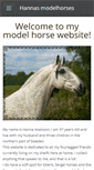 Mobile Screenshot of hannasmodelhorses.weebly.com
