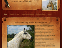 Tablet Screenshot of hannasmodelhorses.weebly.com