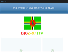 Tablet Screenshot of djoz-971tv.weebly.com
