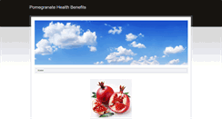 Desktop Screenshot of pomegranatehealthbenefits.weebly.com