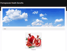 Tablet Screenshot of pomegranatehealthbenefits.weebly.com