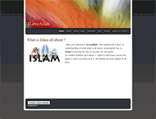 Tablet Screenshot of loveislam4life.weebly.com