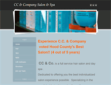 Tablet Screenshot of ccandco.weebly.com