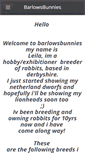 Mobile Screenshot of barlowsbunnies.weebly.com