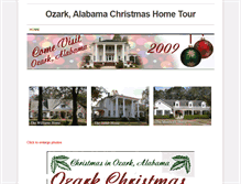 Tablet Screenshot of ozarkchristmashometour.weebly.com