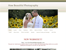 Tablet Screenshot of howbeautifulphotography.weebly.com