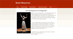 Desktop Screenshot of butohresources.weebly.com