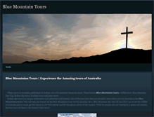 Tablet Screenshot of blue-mountain-tours.weebly.com