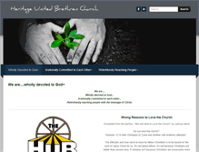 Tablet Screenshot of hubchurch.weebly.com