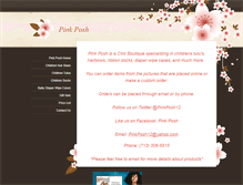 Tablet Screenshot of pinkposh.weebly.com