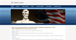 Desktop Screenshot of msabneysclass.weebly.com