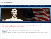 Tablet Screenshot of msabneysclass.weebly.com