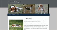 Desktop Screenshot of heavensgaitbeagles.weebly.com