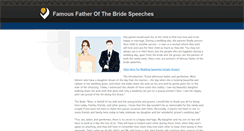 Desktop Screenshot of famousfatherofthebridespeeches.weebly.com