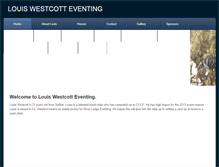 Tablet Screenshot of louiswestcotteventing.weebly.com