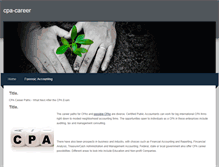 Tablet Screenshot of cpa-career.weebly.com