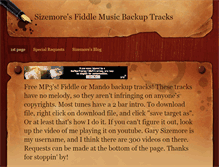 Tablet Screenshot of fiddletracks.weebly.com