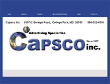 Tablet Screenshot of capsco-inc.weebly.com