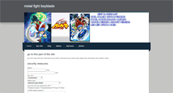 Desktop Screenshot of metal-fight-beyblade.weebly.com