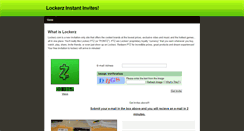 Desktop Screenshot of lockerzptz.weebly.com