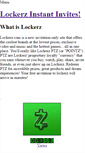 Mobile Screenshot of lockerzptz.weebly.com