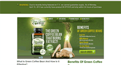 Desktop Screenshot of greencoffeebeanmaxorder.weebly.com