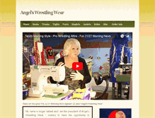 Tablet Screenshot of angelswrestlingwear.weebly.com