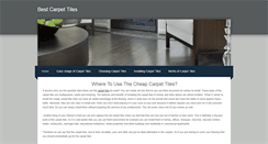 Desktop Screenshot of bestcarpettiles.weebly.com