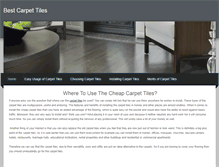 Tablet Screenshot of bestcarpettiles.weebly.com