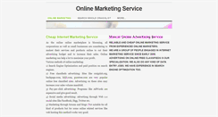 Desktop Screenshot of onlinemarketingservice.weebly.com