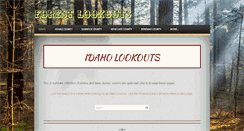 Desktop Screenshot of idaholookouts.weebly.com