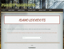 Tablet Screenshot of idaholookouts.weebly.com
