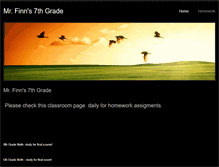 Tablet Screenshot of mrfinns7thgrade.weebly.com