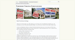 Desktop Screenshot of northernvirginiaforeclosures.weebly.com