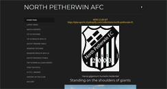 Desktop Screenshot of northpetherwinfc.weebly.com