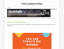 Tablet Screenshot of fastinvites.weebly.com