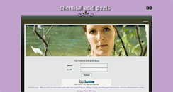 Desktop Screenshot of chemicalacidpeels.weebly.com